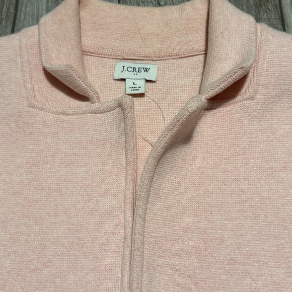 J. Crew Light Pink Schoolboy Sweater Blazer - Picture 5 of 5